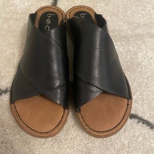 b.ø.c. Black Sandals - Size 8